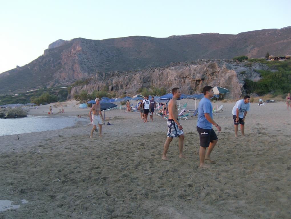 Aqua Marine Aparthotel Falasarna Bagian luar foto