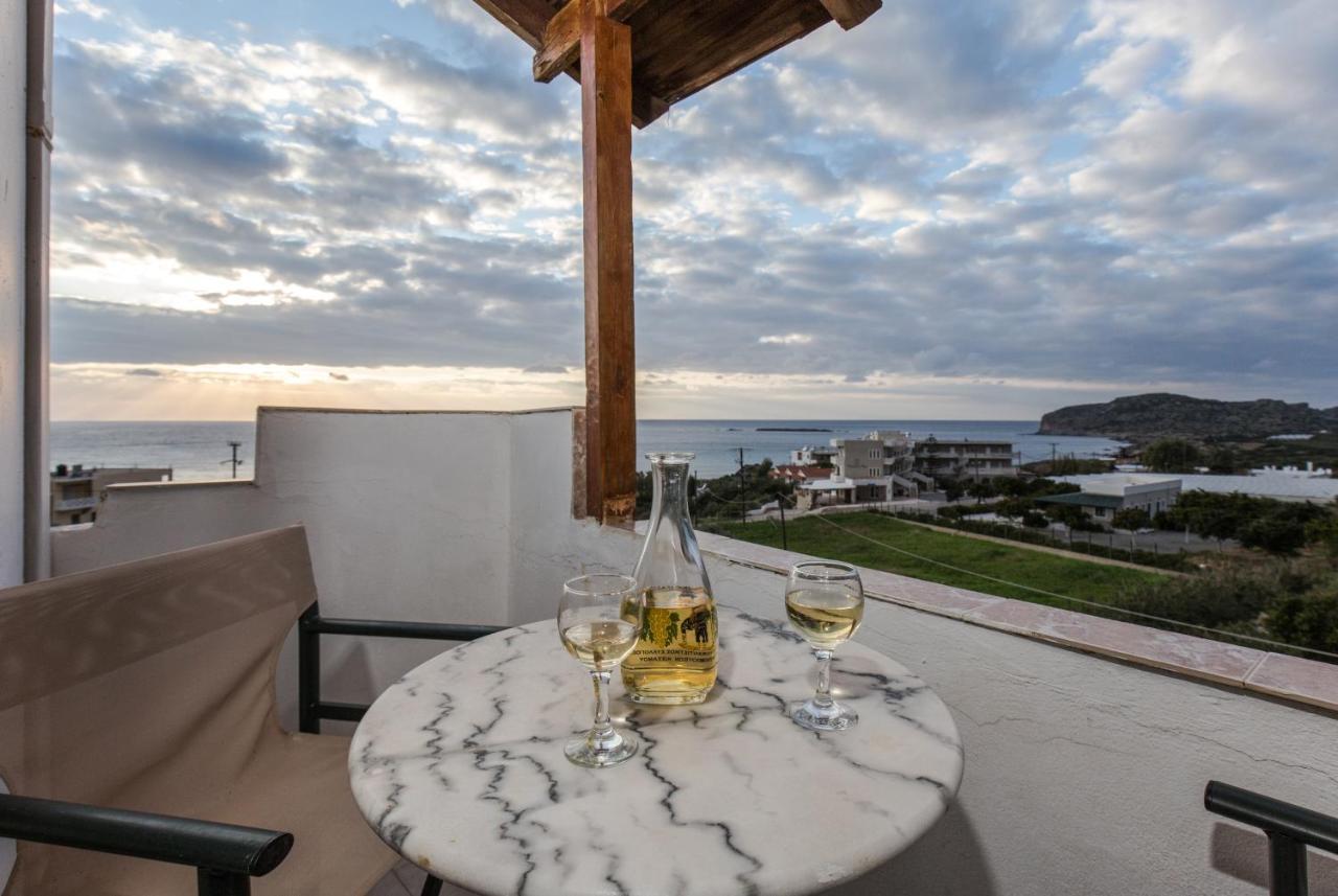 Aqua Marine Aparthotel Falasarna Bagian luar foto